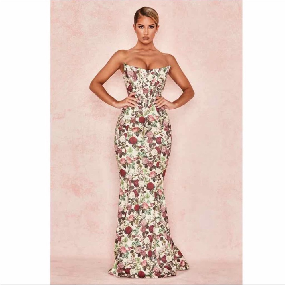 ISO: house of cb Malika floral gown